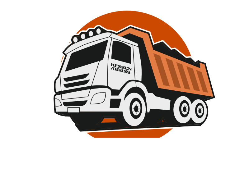 Logo abriss hessen weiss